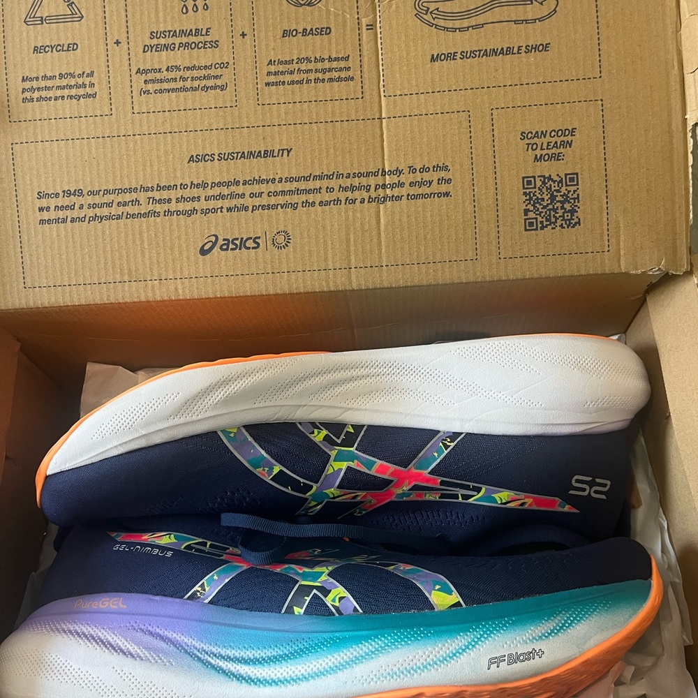 New Asics Gel Nimbus 25 Lite Show Multicolor Running Shoes